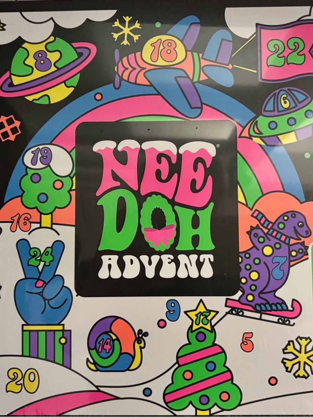 Advent Calendar – Neon Pink & Neon Green